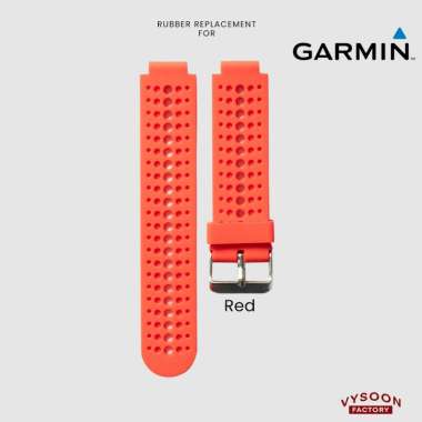 QUICKFIT STRAP RUBBER TALI OENGGANTI GARMIN FORERUNNER 235 FR235 Red