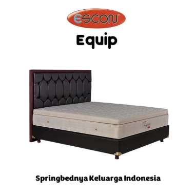 Kasur Spring Bed Full Set ESCON Equip - FREE BANTAL 100x200
