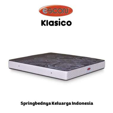 Kasur Spring Bed ESCON Klasico Coklat (Hanya Kasur) - FREE BANTAL 100 x 200
