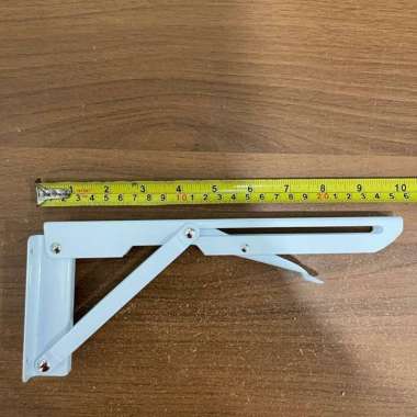 siku sokong lipat 10inchi bracket siku rak lipat 10" triangle