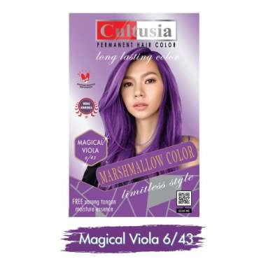 Cultusia Marshmallow Semir BPOM Pewarna & Cat Rambut Cultusia 6
