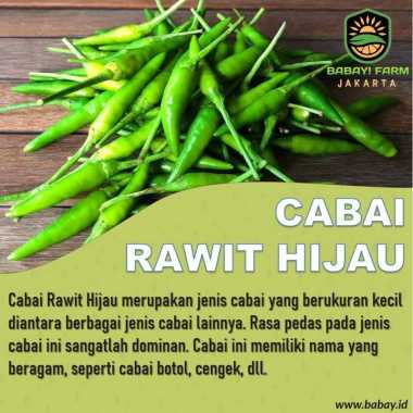 Cabe Rawit / Cabai Rawit Hijau 250 500 gram / 1 Kg 1 Kg