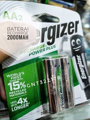 Baterai Charge AA 2000 mAh ENERGIZER 1.2V Batre Isi Ulang A2 Recharge