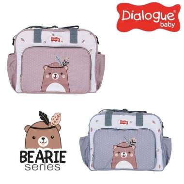 Dialogue Baby Tas Bayi Besar Bearie Series Pink