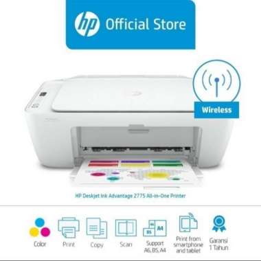 Printer All in One HP DeskJet Ink Advantage 2775 / 2776 All In One - HP 2775