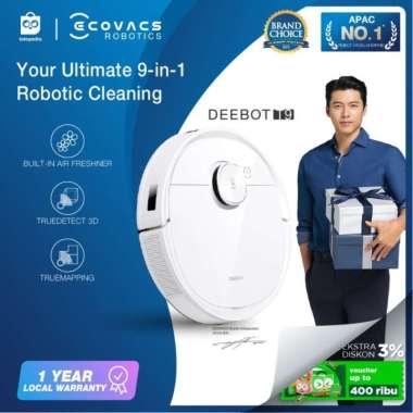 Ecovacs DEEBOT T9 Robot Vacuum Cleaner Sapu Vacum Pel Vakum Mop T9