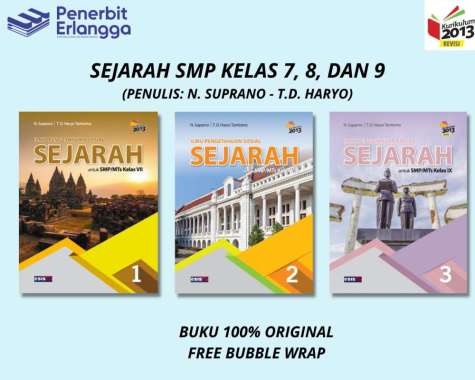 BUKU IPS SEJARAH KELAS 7,8,9 ERLANGGA KELAS 9