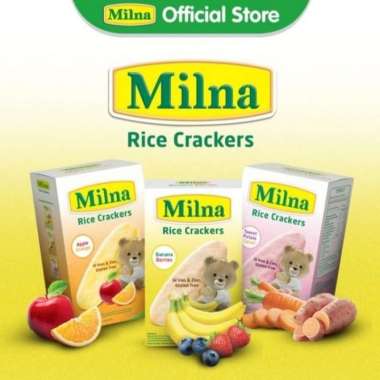 Milna Rice Crackers 20 gr | Milna Crackers Rice 20 gr