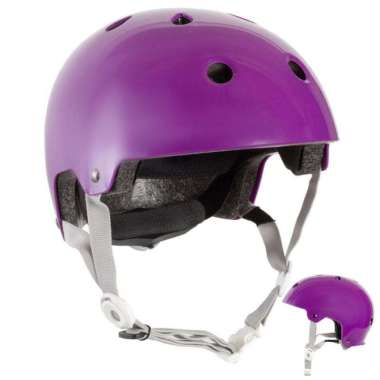 Oxelo Helm Remaja Skate Play 5 M Ungu