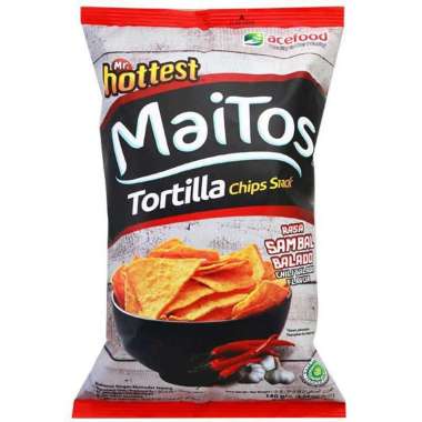 Maitos Tortilla 140 Gram Balado Sambal Flavor