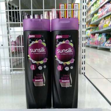 Promo Harga Sunsilk Shampoo Black Shine 170 ml - Blibli