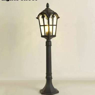 Lampu Taman Tiang Outdoor-Lampu Taman Klasik 1200 B gold