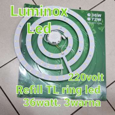 Refill Led Plafon 3Warna 36W 36Watt Module Tl Ring Led 3 Warna 36 Watt