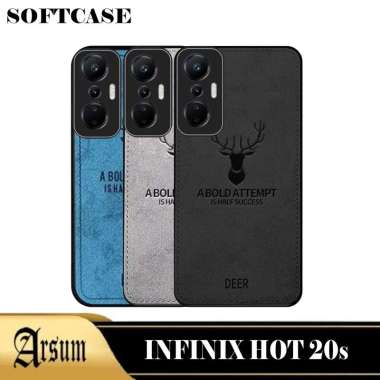 Promo Case DEER Infinix Hot 20s 2022 Softcase Motif Jeans Casing Handphone hardcase silicon terbaru 