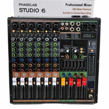 Mixer Audio Phaselab studio6 studio6 6CH Soundcard Original Produk