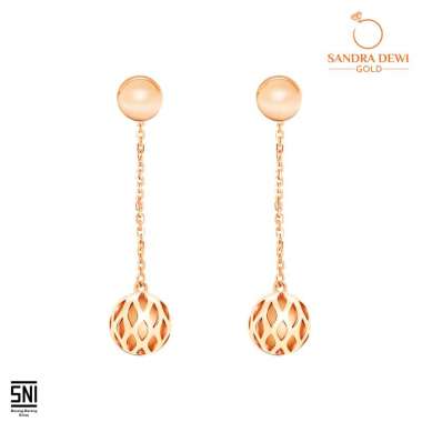 Anting Sandra Dewi Gold Golden Sphere Collection EA220812