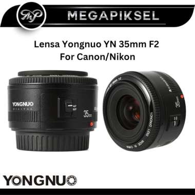 Lensa Yongnuo YN 35mm F2 For Canon FOR NIKON