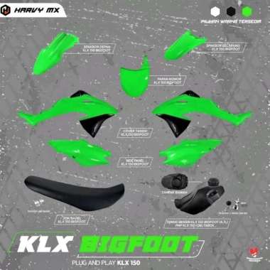 Body Full Set PNP KLX 150 BF NEW L G TANGKI DELTABOX Putih