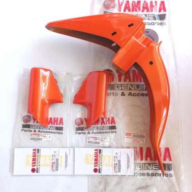 Slebor Spakbor depan tutup shock yamaha F1ZR warna Orange Original YGP