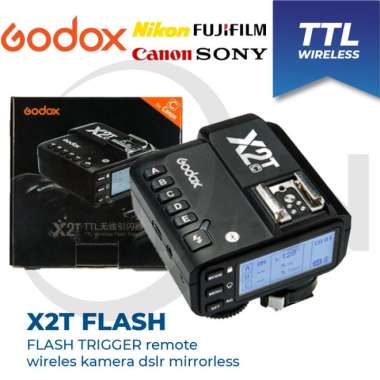 GODOX X2T FLASH TRIGGER REMOTE WIRELES KAMERA DSLR MIRRORLESS NIKON