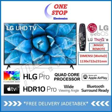 [GARANSI RESMI] LG 50UN7300 4K Smart UHD AI ThinQ® TV 50 Inch 50UN7300PTC Hitam Jakarta