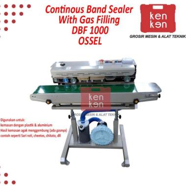 OSSEL Continous Band Sealer With Gas Filling DBF900 Sealer DBF 1000 putih