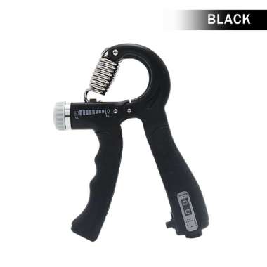 Elfs Active Adjustable Hand Grip Counter 10-60 KG Gripper Training Hitam