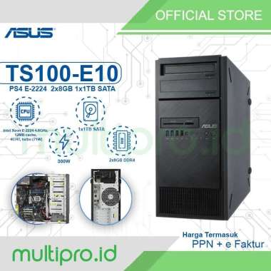 Server Asus TS100-E10/PI4 2x8GB 1x1TB SATA