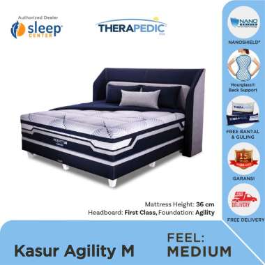 SC THERAPEDIC New Series Kasur Springbed Agility M (Fullset) 120 x 200