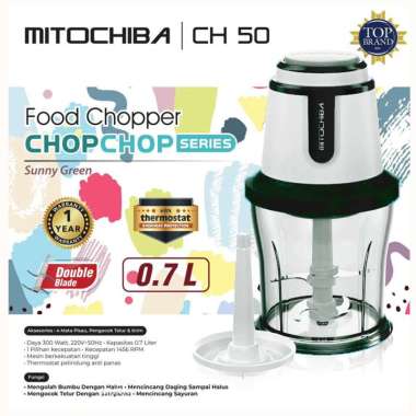 Chopper Mitochiba CH50 / CH 50 / CH-50 Penggiling Daging Es dan Buah BLACK