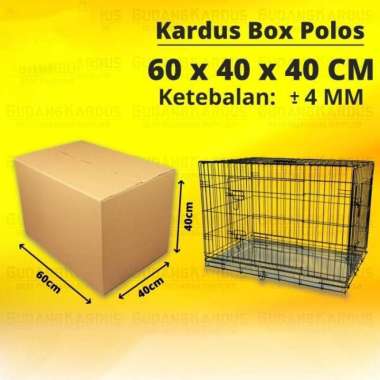 Kardus - Polos - 60 x 40 x 40 (4mm)