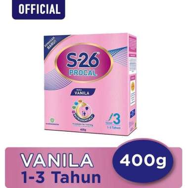 Promo Harga S26 Procal Susu Pertumbuhan Vanilla 400 gr - Blibli