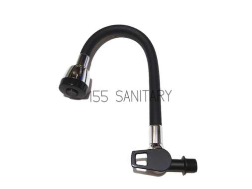 new! kran angsa tembok flexible black kran angsa wastafel cuci piring hitam kran angsa flexible cuci