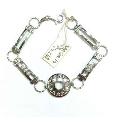 Gelang Bulgarii Emas Putih 750