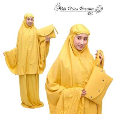 TERMURAH/GROSIR MUKENA BALI POLOS PREMIUM GOLD