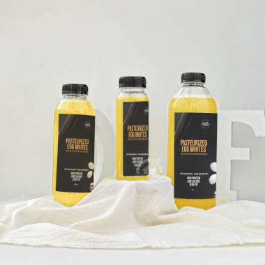 Pasteurized Egg Whites / Telur Putih Pasteurisasi 500 Ml