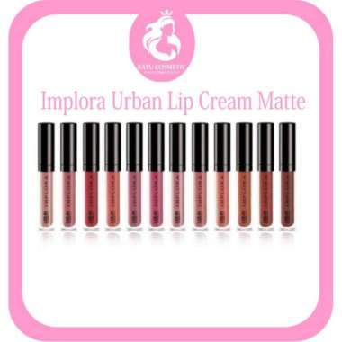 IMPLORA Urban Lip Cream Matte Original BPOM Lipstik Lipcream (GROSIR) 17. Redwood
