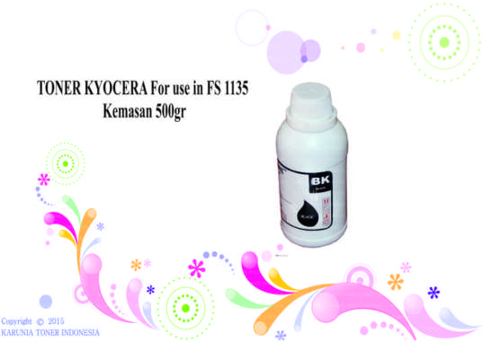 TONER KYOCERA For use in FS 1135 kemasan 500gr Berkualitas Monochrome