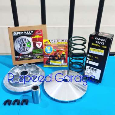 PAKET SUPER PULLEY PULLY GEN 3 BRT NMAX 155 VVA OLD 2DP PER 15% 9 GRAM