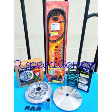 PAKET SUPER PULLEY PULLY GEN 3 BRT NMAX 155 VVA OLD 2DP 15% BELT 9 GR