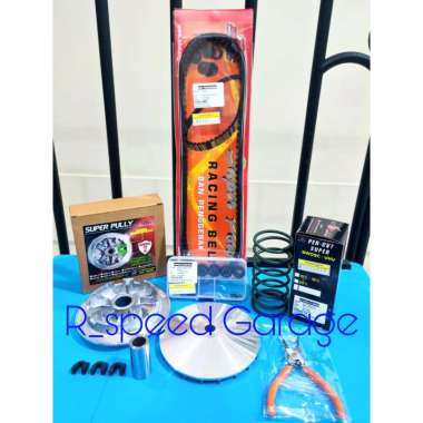 PAKET SUPER PULLEY PULLY GEN 3 BRT NMAX 155 VVA OLD 2DP 15% BELT NINJA