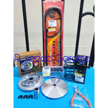 PAKET SUPER PULLEY PULLY GEN 3 BRT NMAX 155 VVA OLD 2DP 20% BELT NINJA