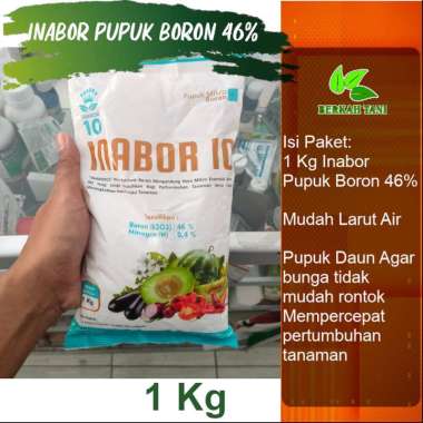 Inabor 1 Kg Pupuk Borate Pupuk Boron 45% Borate Mahkota