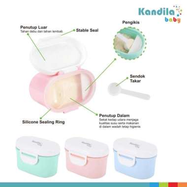 Kandila Baby Formula Container / Tempat Susu Bubuk Bayi KDL016-1 Green