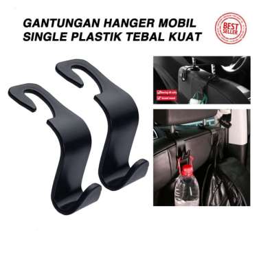 Gantungan Barang Mobil Car Organizer Hanger Hook Headrest Kuat Paten