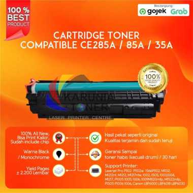 Cartridge Toner Compatible LaserJet Pro P1102 ( 85A ) B Berkualitas Monochrome