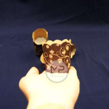 Ifana Bruder Cake Case Muffin 45mm - 100pcs coklat