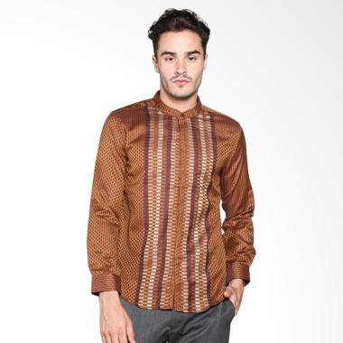 Cardinal Slimfit Kemeja Koko - Brown FAHX002 03B