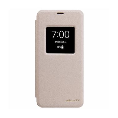Nillkin Sparkle Flip Cover Casing for LG G6 - Gold Emas