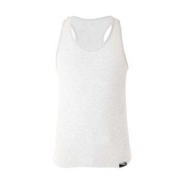Flyman Sporty Cross Back FMA 555 Tank Top Pria - Putih
